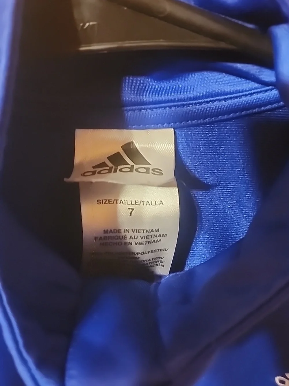 Boys Adidas Track Jacket Size 7 Boys